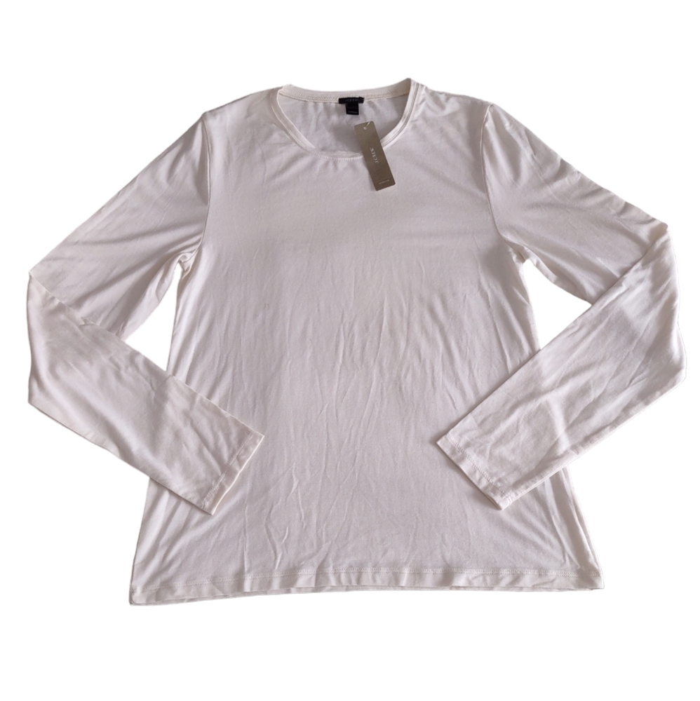 NWT J. Crew Size Medium Modal Blend Long Sleeve T-Shirt